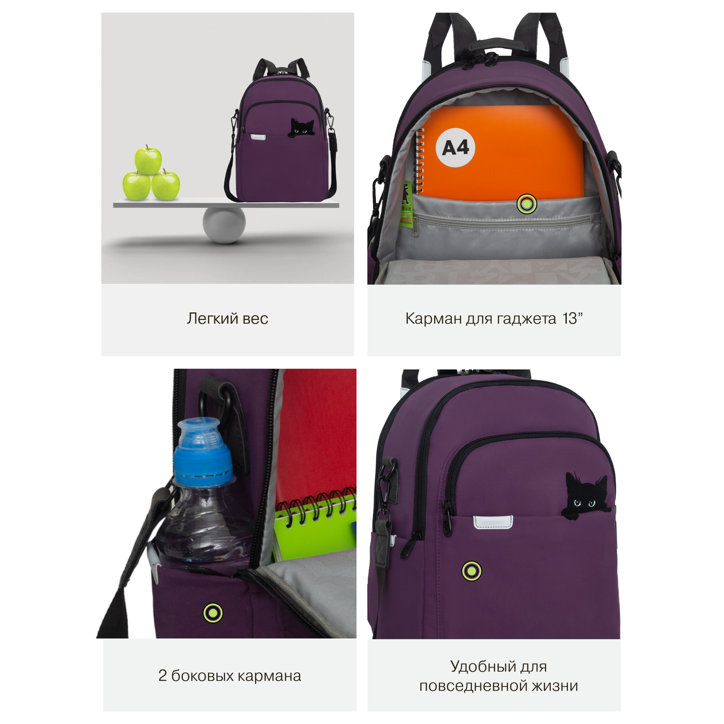 Рюкзак Grizzly для девочки - фото 13