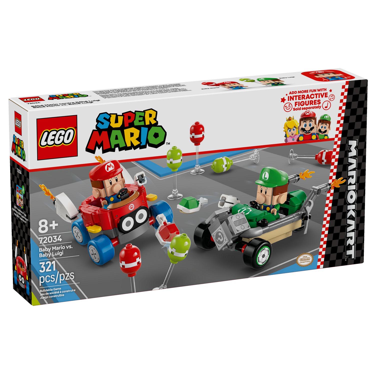 Конструктор LEGO Super Mario Марио Карт - фото 8
