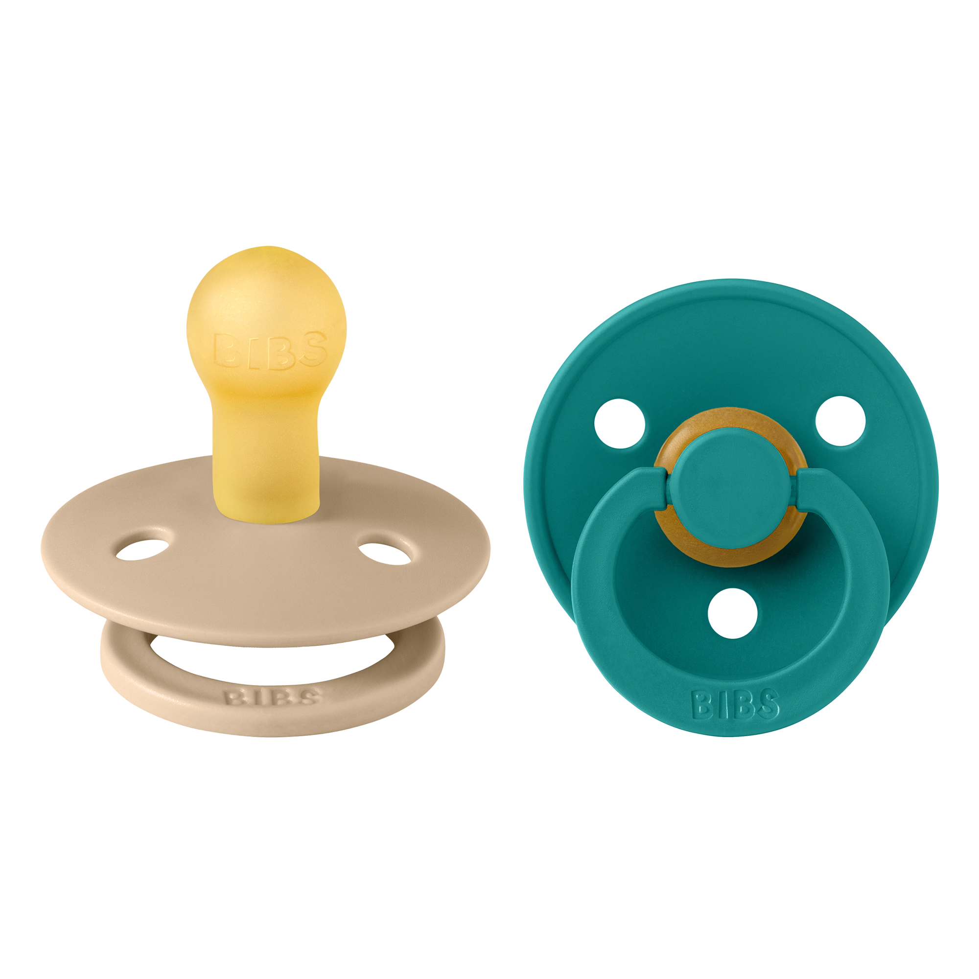 Набор BIBS латекс классическая от 0 мес. 2 шт. - фото 1