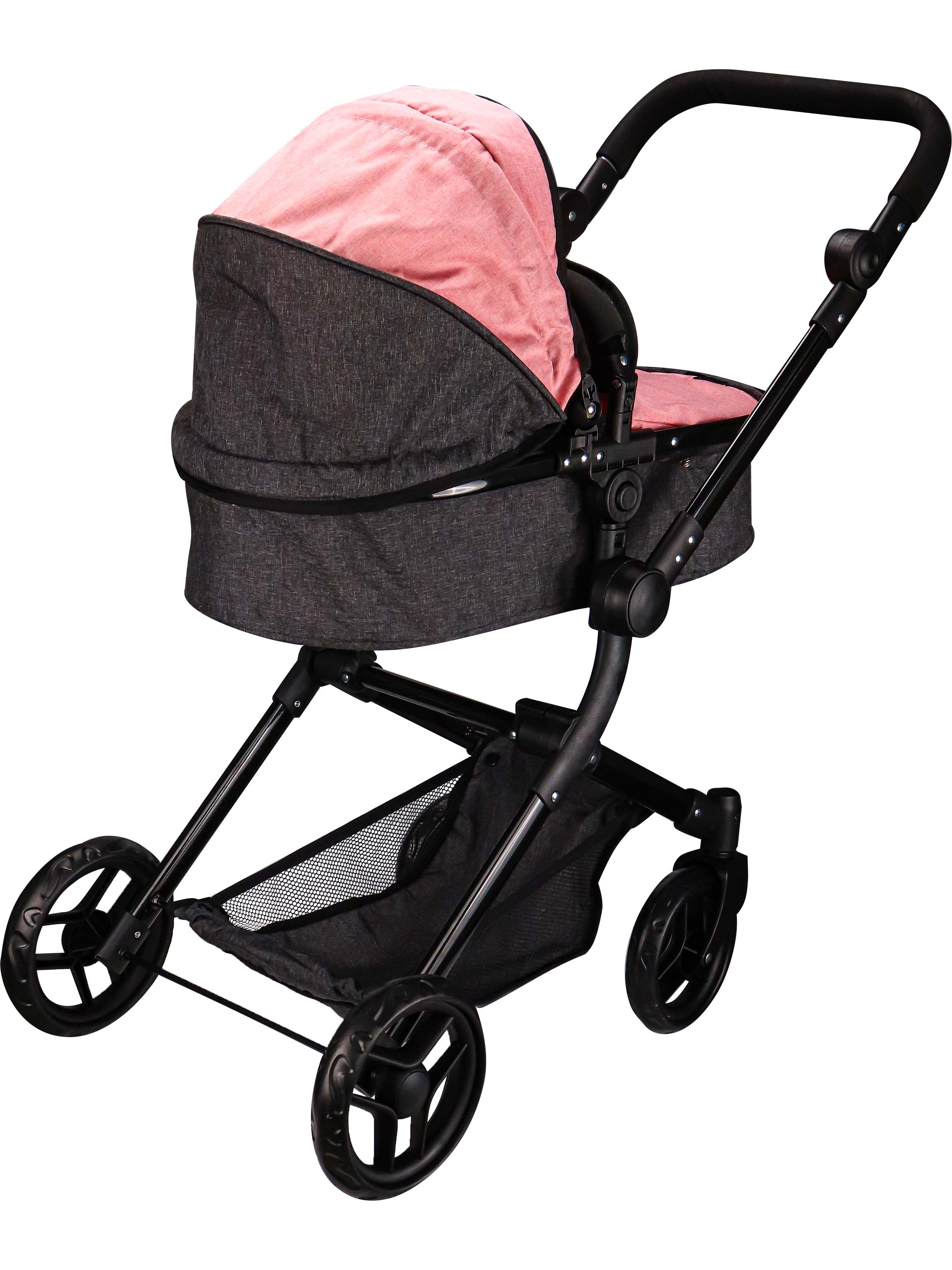 Коляска-трансформер для кукол Рыжий кот 9707-A - фото 2