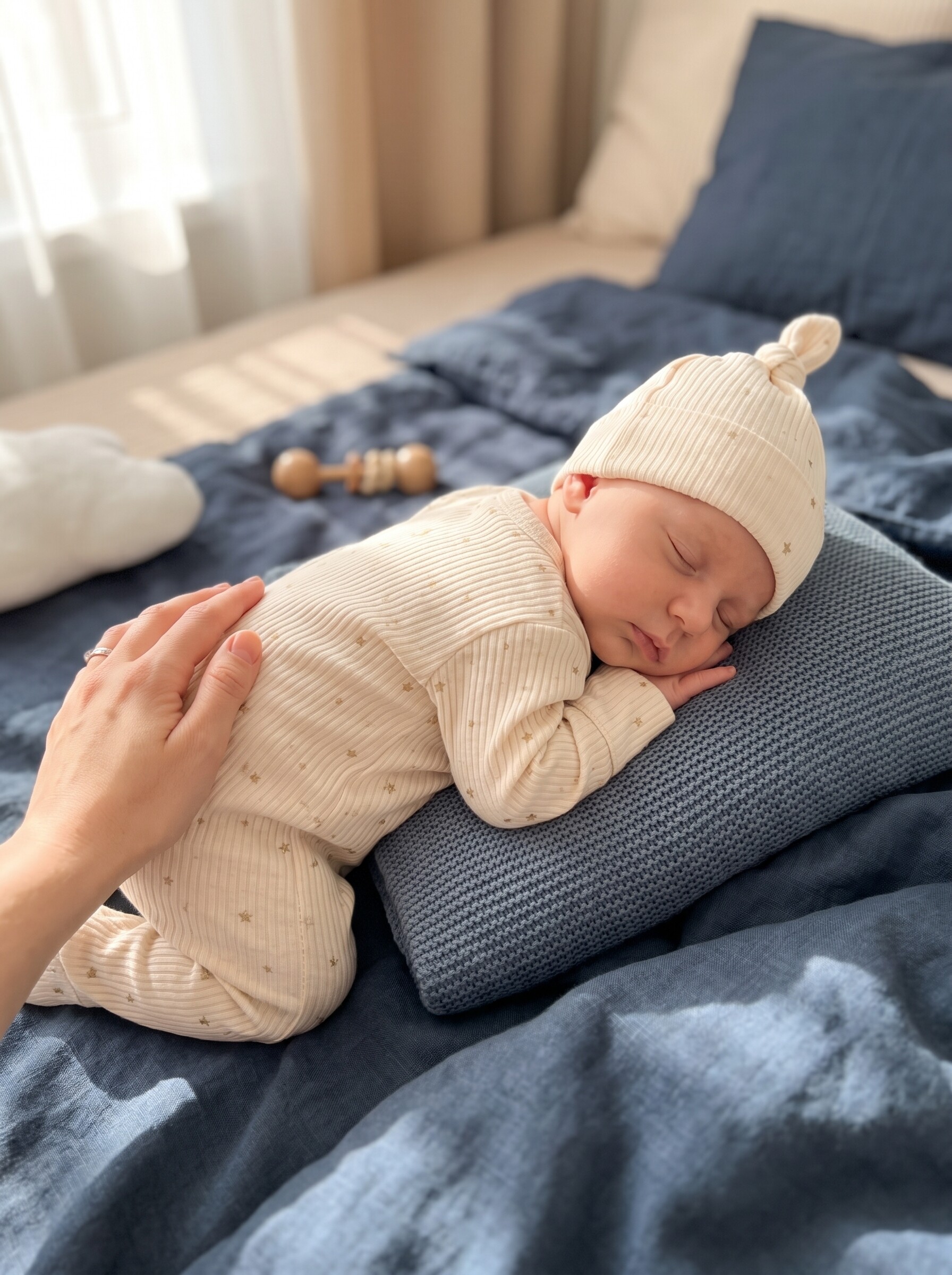 Комбинезон с шапочкой Milkymania 1095звездопадшампань - фото 1