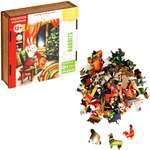 Пазл 1TOY Новогодняя елка деревянный