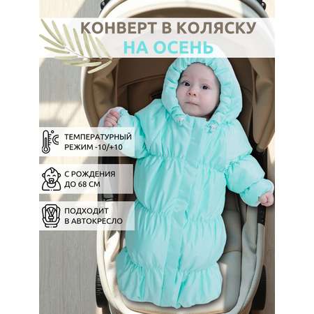 Конверт на выписку inlovery Маршмеллоу зеленый