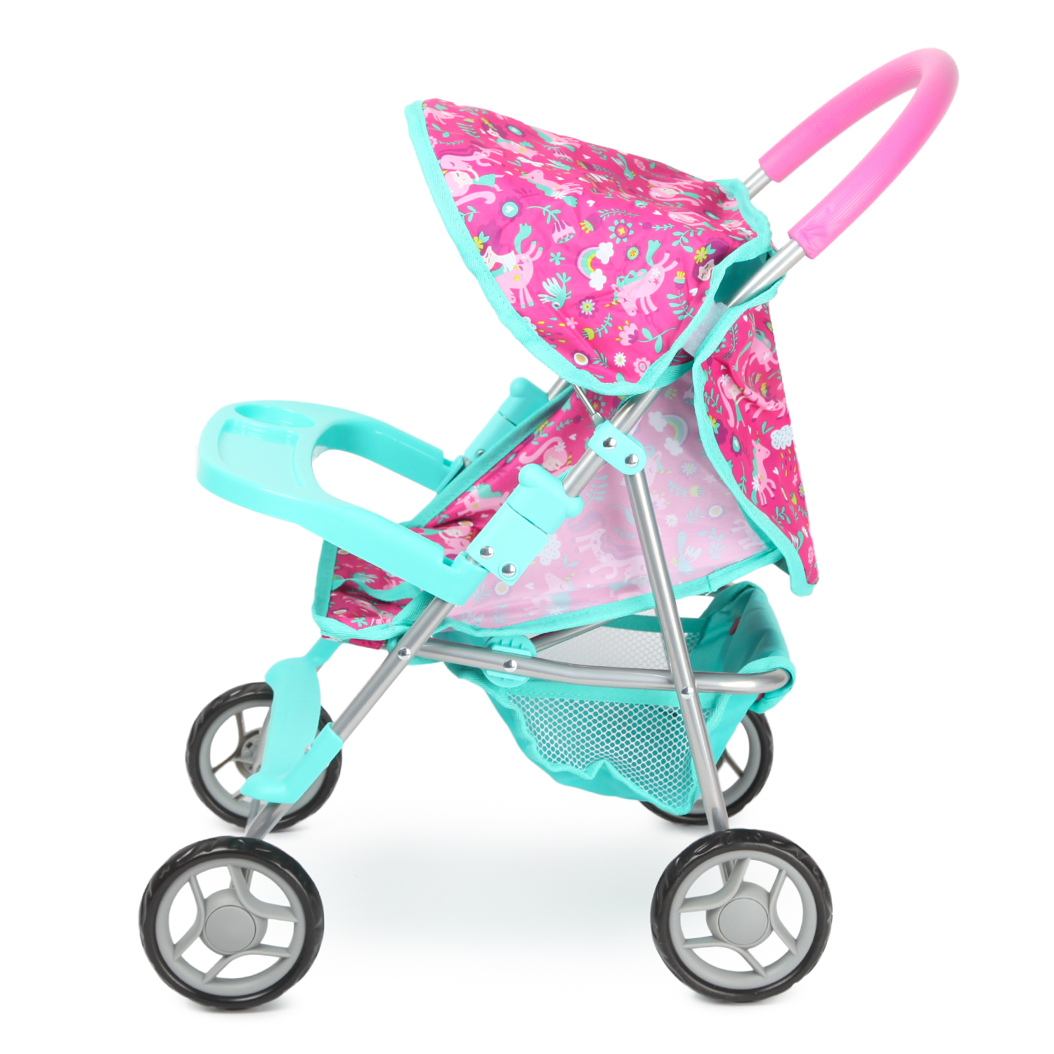 Коляска-трость для кукол Demi Star 9617 Unicorn2 - фото 3