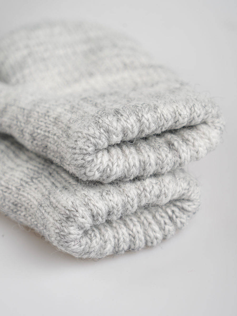 Варежки 2 пары ПриКиндер U-W_232826 Цвет: Светло-серый/темно-серый - фото 8