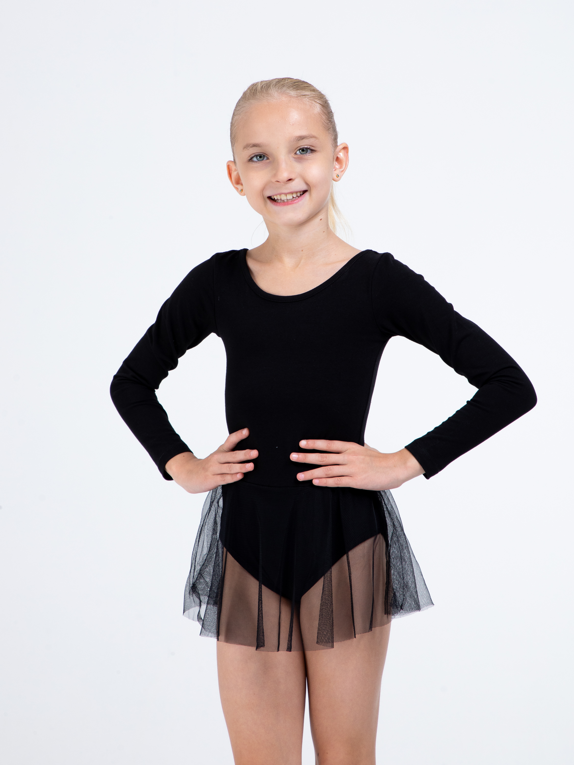 Купальник гимнастический STELLA MODA 26403._черный - фото 11