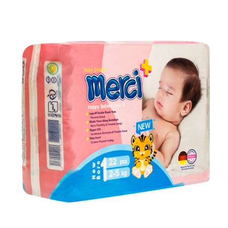 Подгузники Merci 1 22 шт.