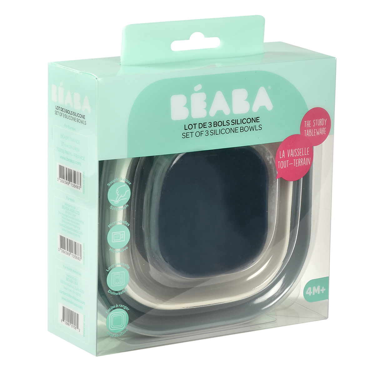 Набор посуды BEABA SILICONE 3 предм. - фото 3