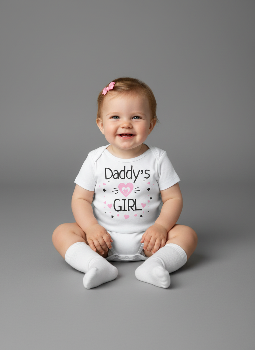 Боди Утенок 071п-белый папина девочка - фото 1