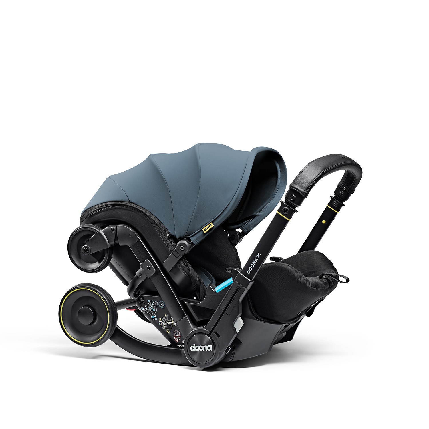 Автокресло Doona X Ocean Blue Isofix 0 (0 -13 кг) - фото 23