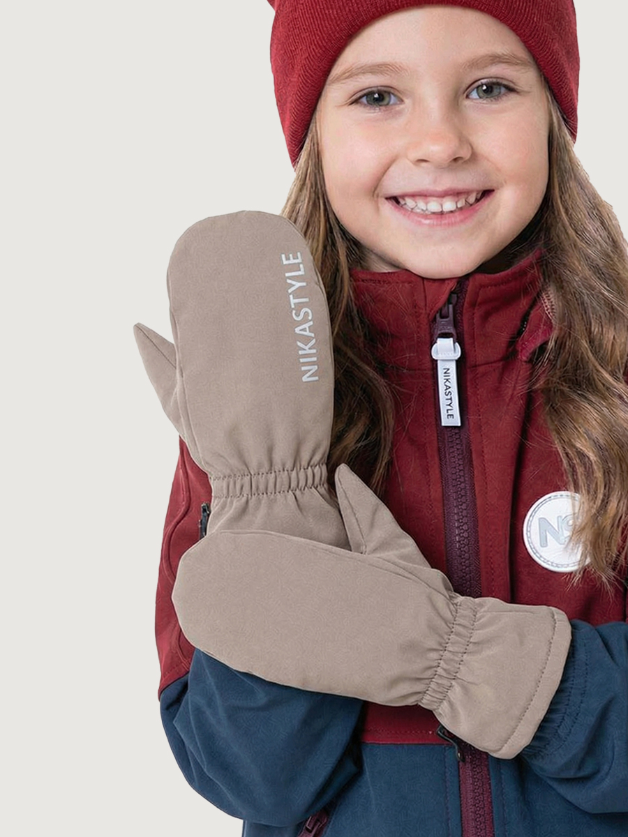 Варежки NIKASTYLE 14л17026 кофе - фото 1