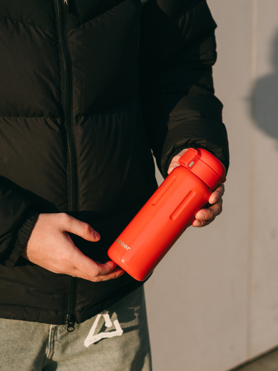 Термокружка для напитков Capsule 500 мл Bobber красный - фото 9