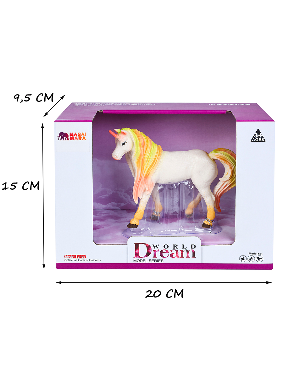 Фигурка Masai Mara Белый единорог с золотой - фото 12