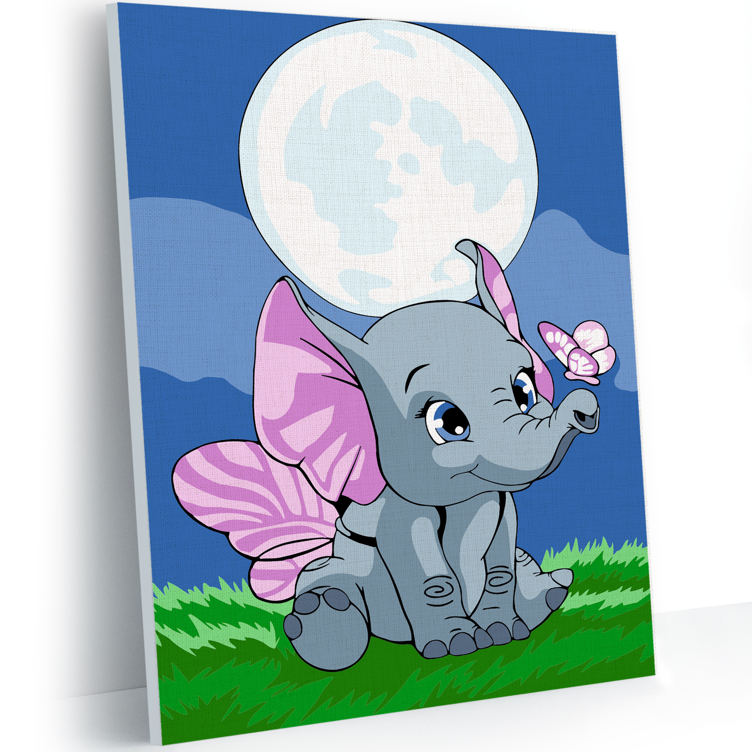 Картина по номерам Hobby Paint Слоник на лужайке в ассортименте - фото 8