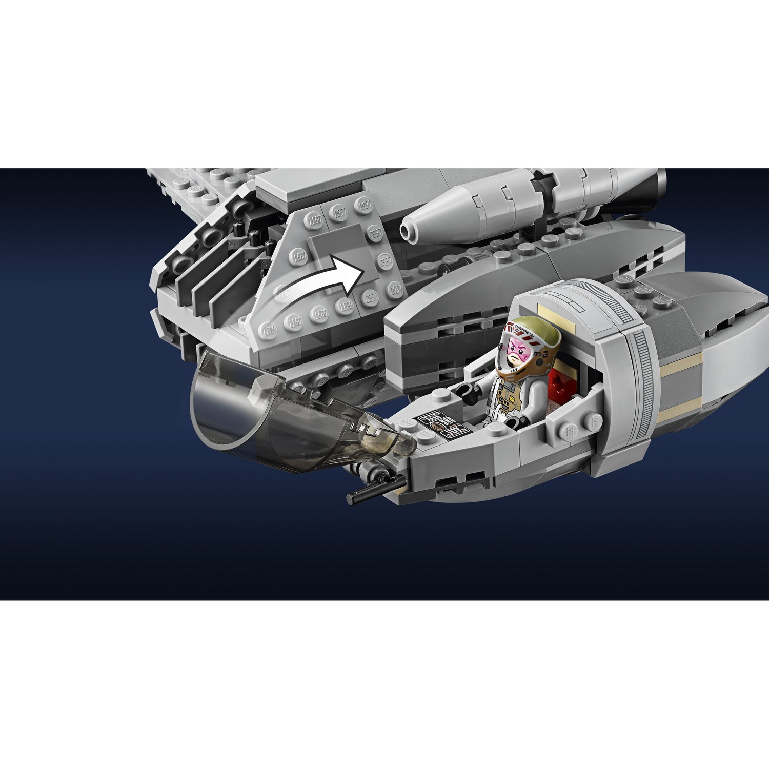 Конструктор LEGO Star Wars Истребитель B-Wing блочный - фото 9