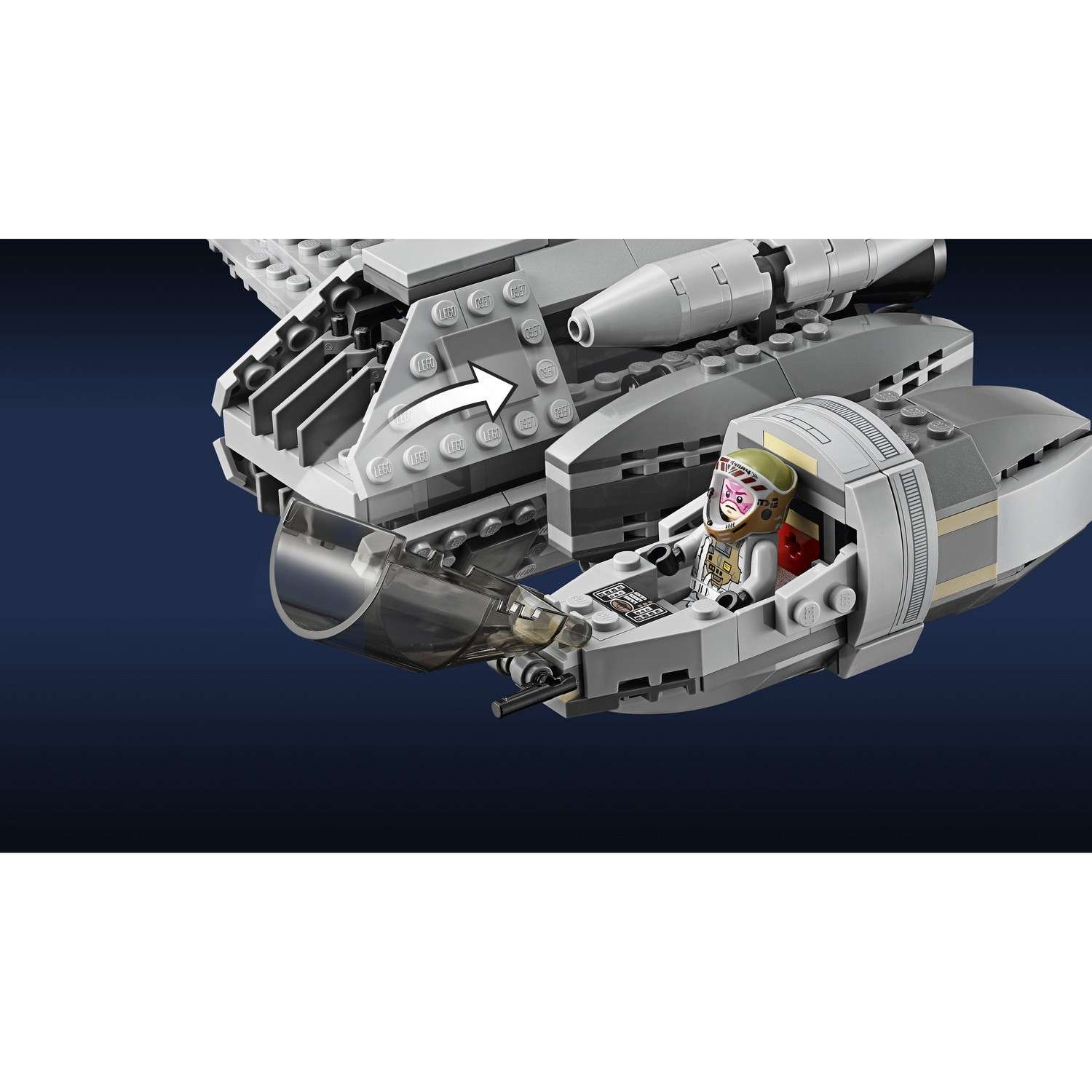 Конструктор LEGO Star Wars Истребитель B-Wing блочный - фото 9