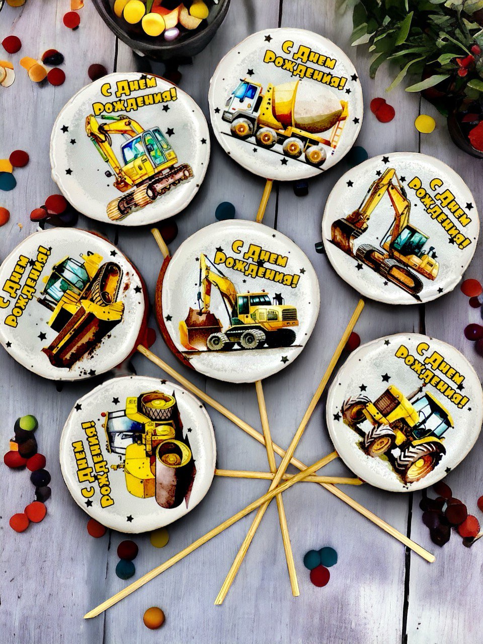 Имбирные пряники Art Sweets Украшение на торт - фото 1