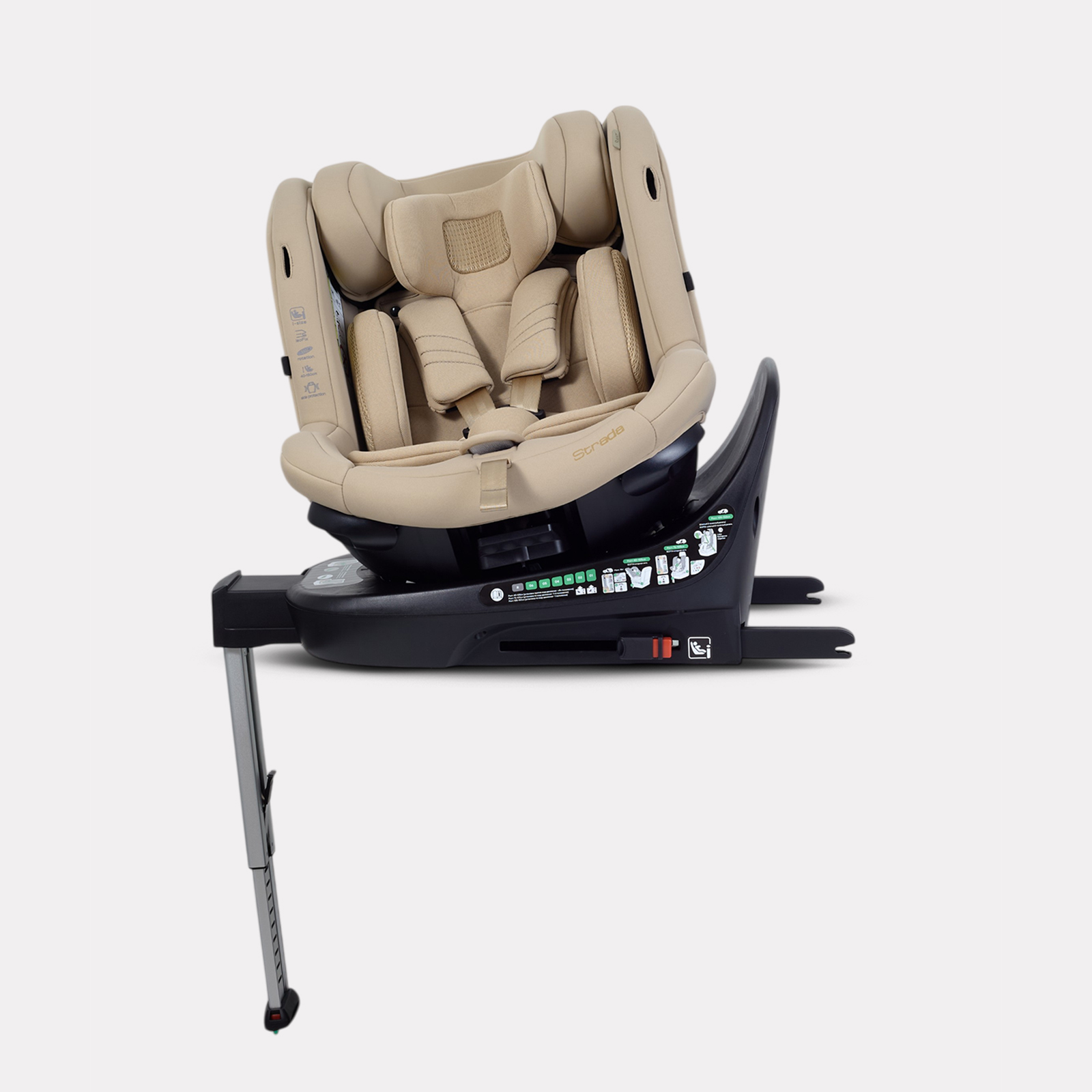 Автокресло Rant Страда Isofix 0+/1/2/3 (0-36 кг) бежевый - фото 11