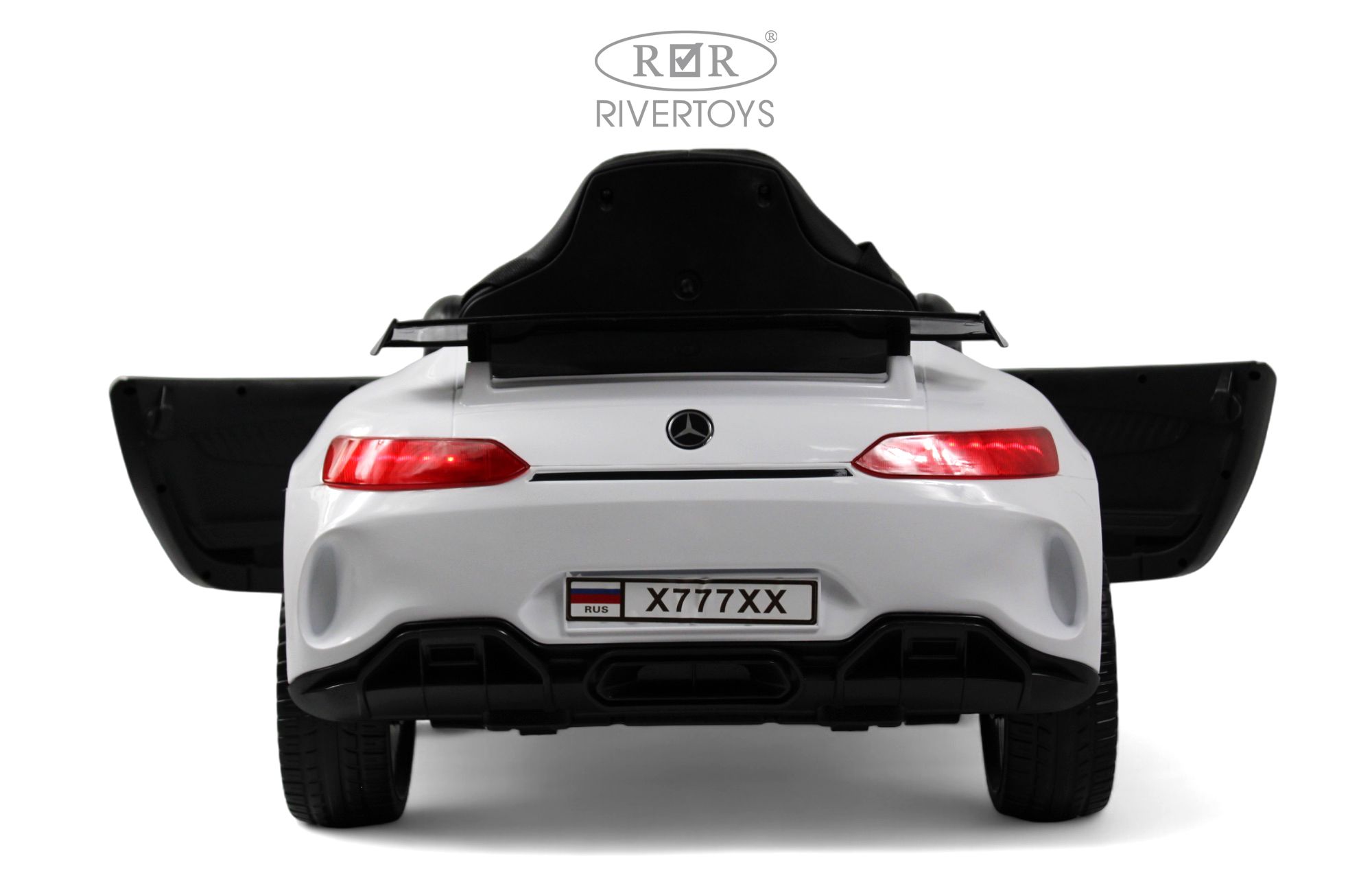Электромобиль RIVERTOYS Mercedes X777XX-AMG-WHITE С пультом ДУ - фото 20