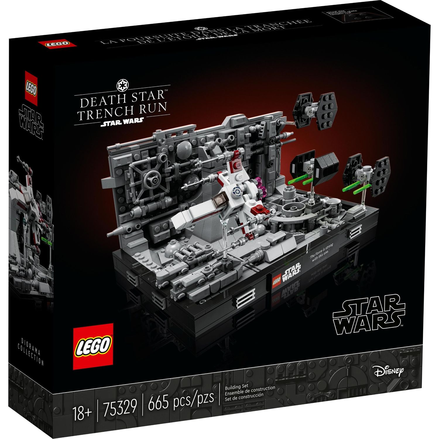 Конструктор LEGO Star Wars Death Star Trench Run Diorama блочный - фото 1