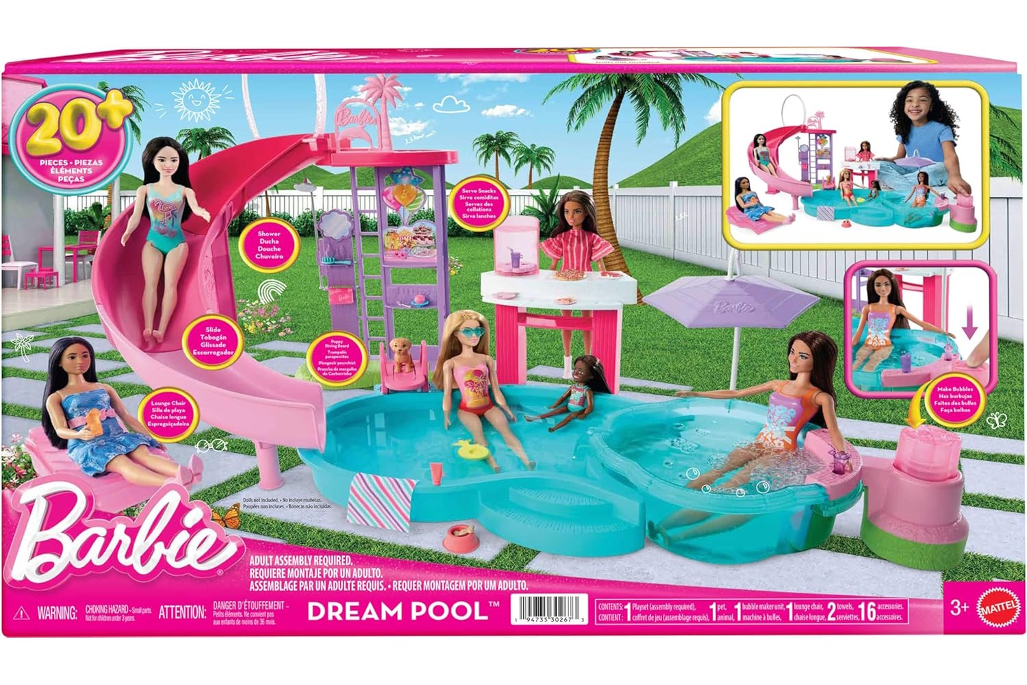 Домик для кукол Barbie с мебелью JFP01 - фото 5