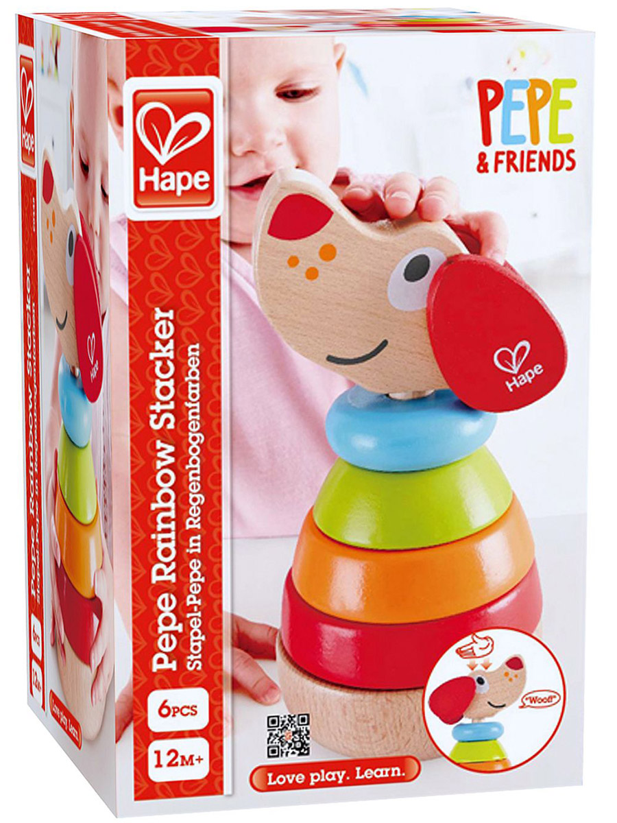 Игрушка Hape пирамидка Собака - фото 7