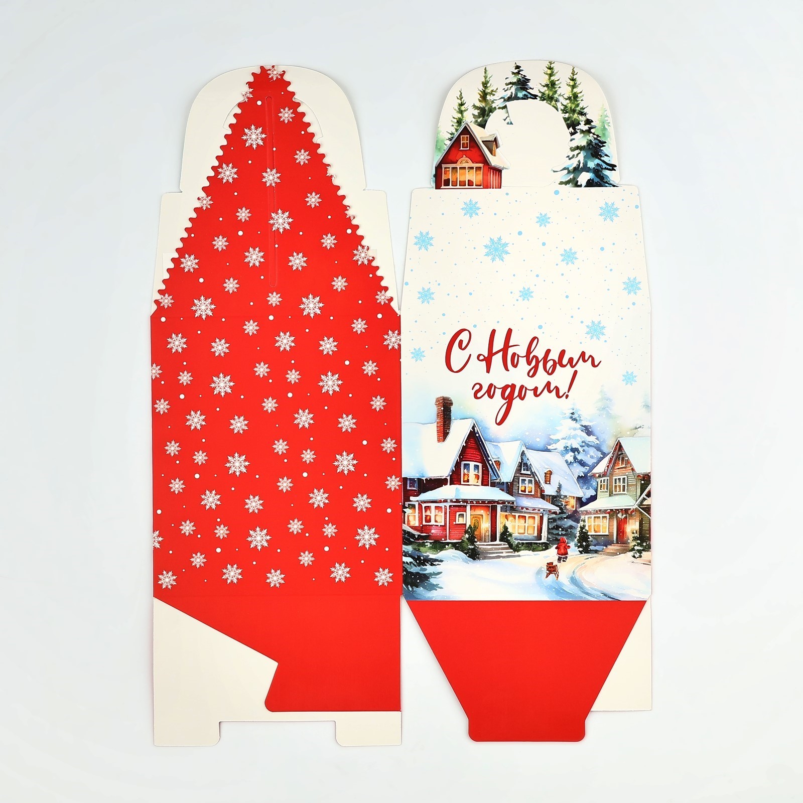 Коробка сборная Дарите Счастье "Город", 14 х 16 х 14 см - фото 6