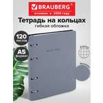 Тетрадь со сменным блоком Brauberg клетка 120 лист.