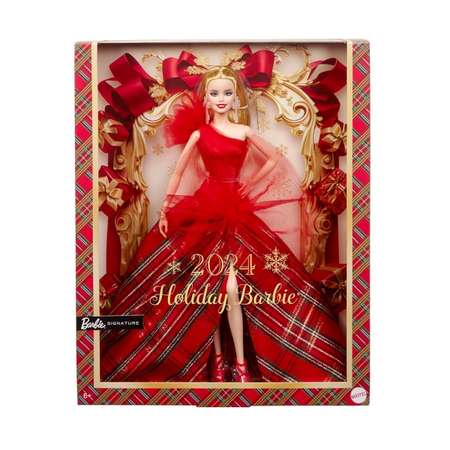 Кукла модельная Barbie Signature Looks 2024 Holiday Christmas