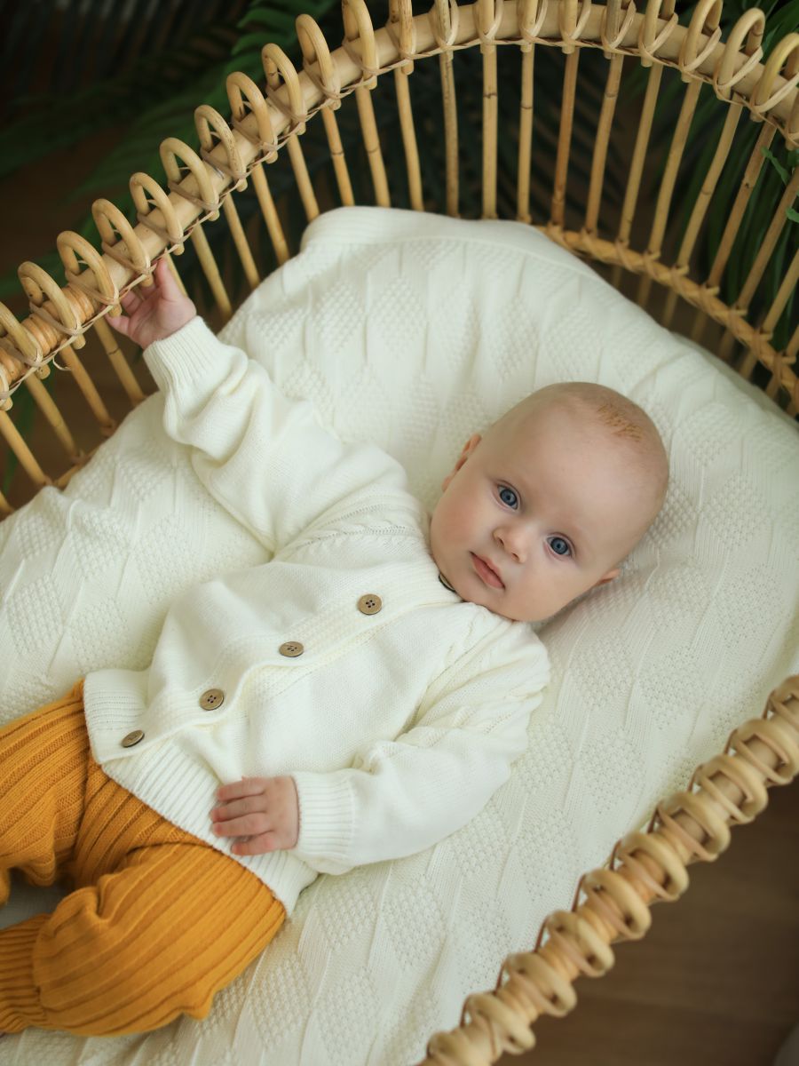 Кофточка Ниточки-Клубочки 8008-крем - фото 4