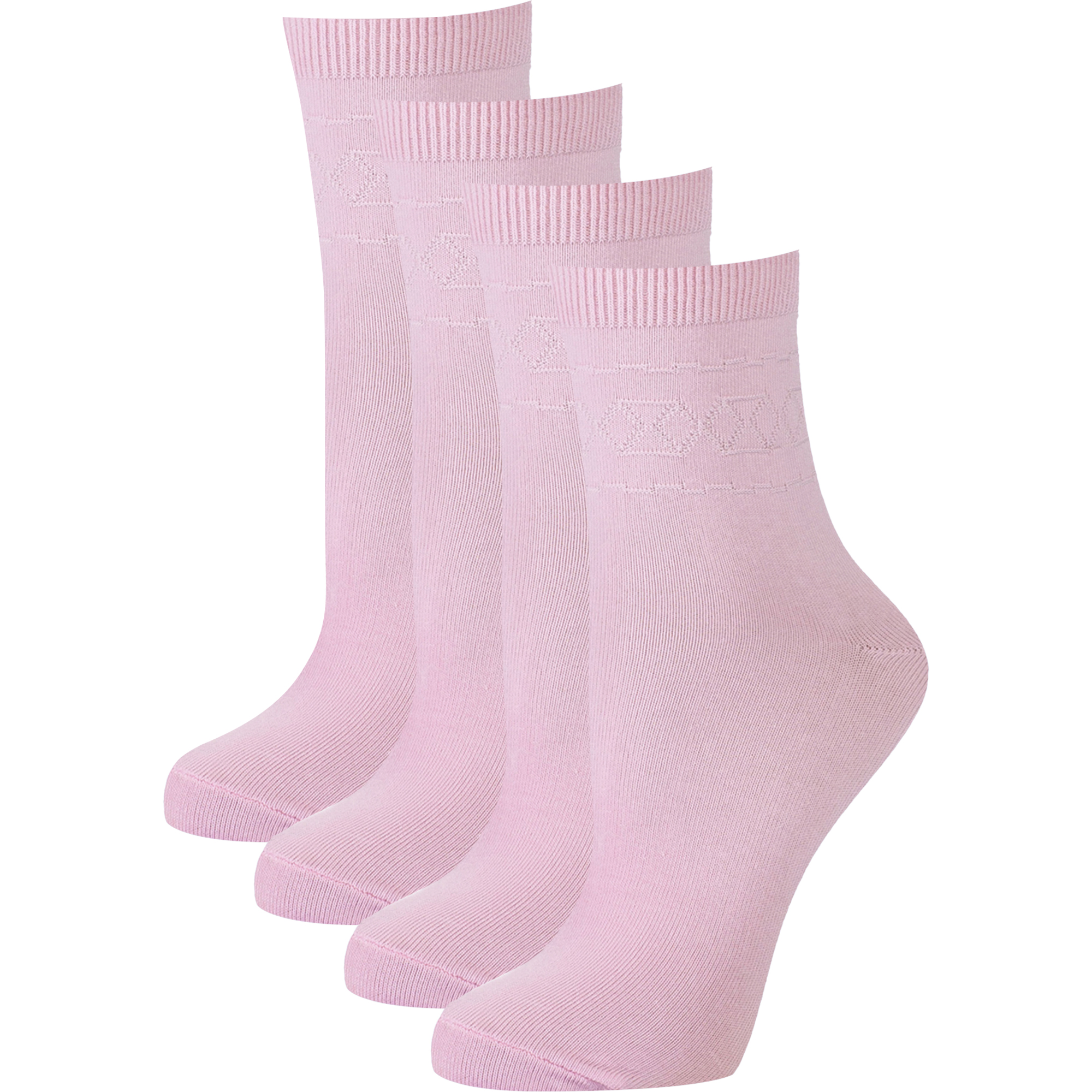 Носки 4 пары RuSocks С-400 Ж _(ДМ)_светло-розовый_4_пары - фото 1