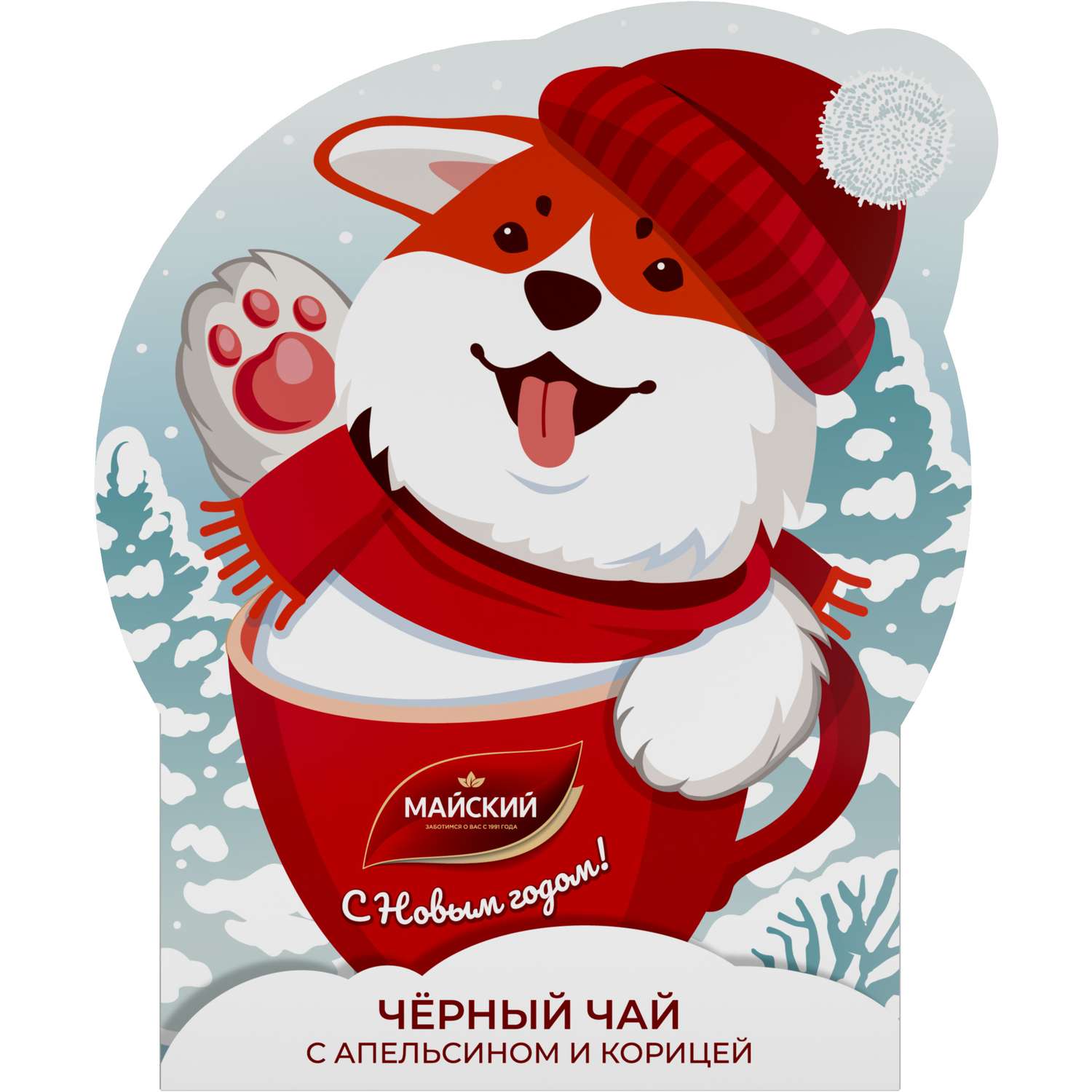 Чай чёрный Майский Зимний сюрприз ароматизированный 20г - фото 1