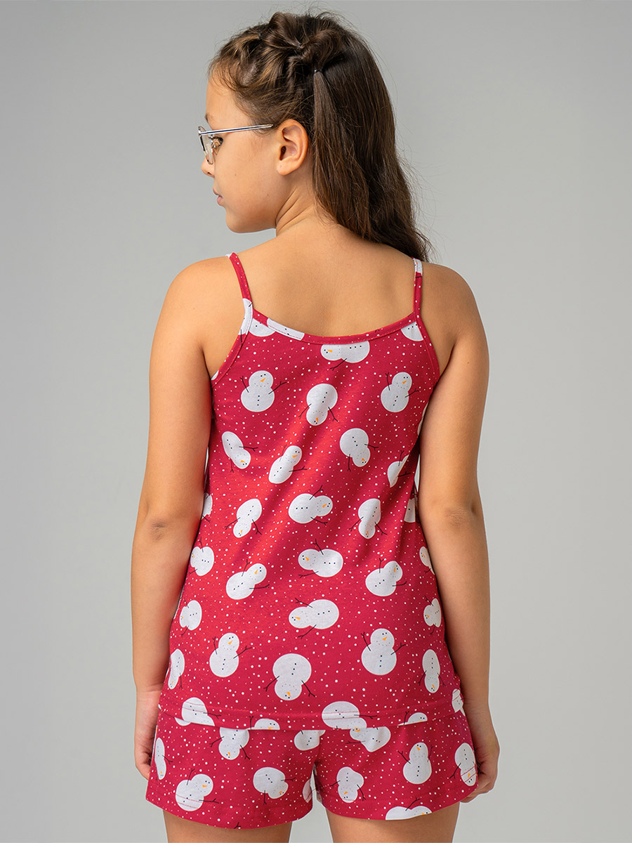 Пижама HappyFox HF410SPснеговики.на.красном - фото 6