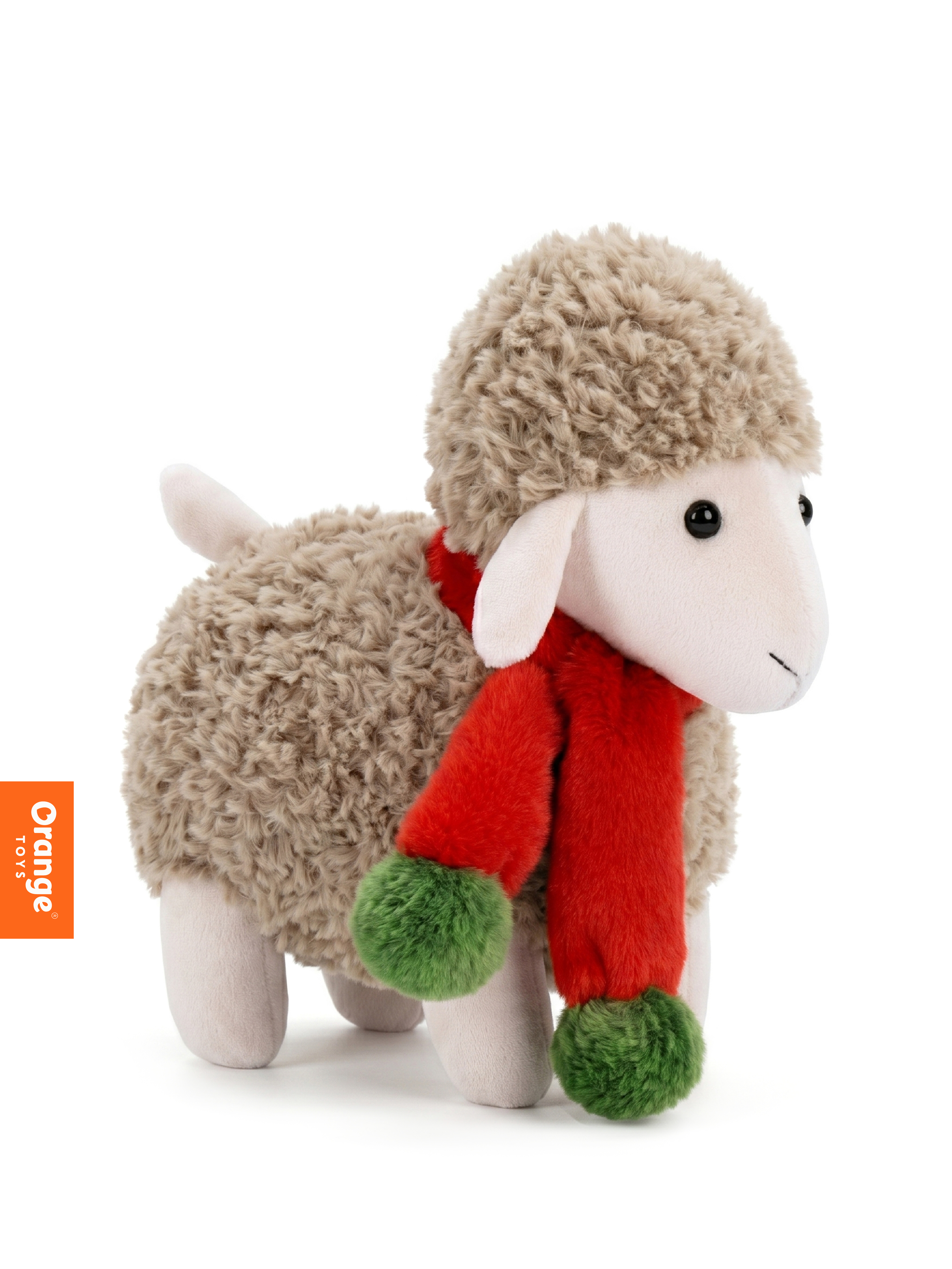 Мягкая игрушка Orange Toys Овечка Долли бежевая 17 см - фото 2