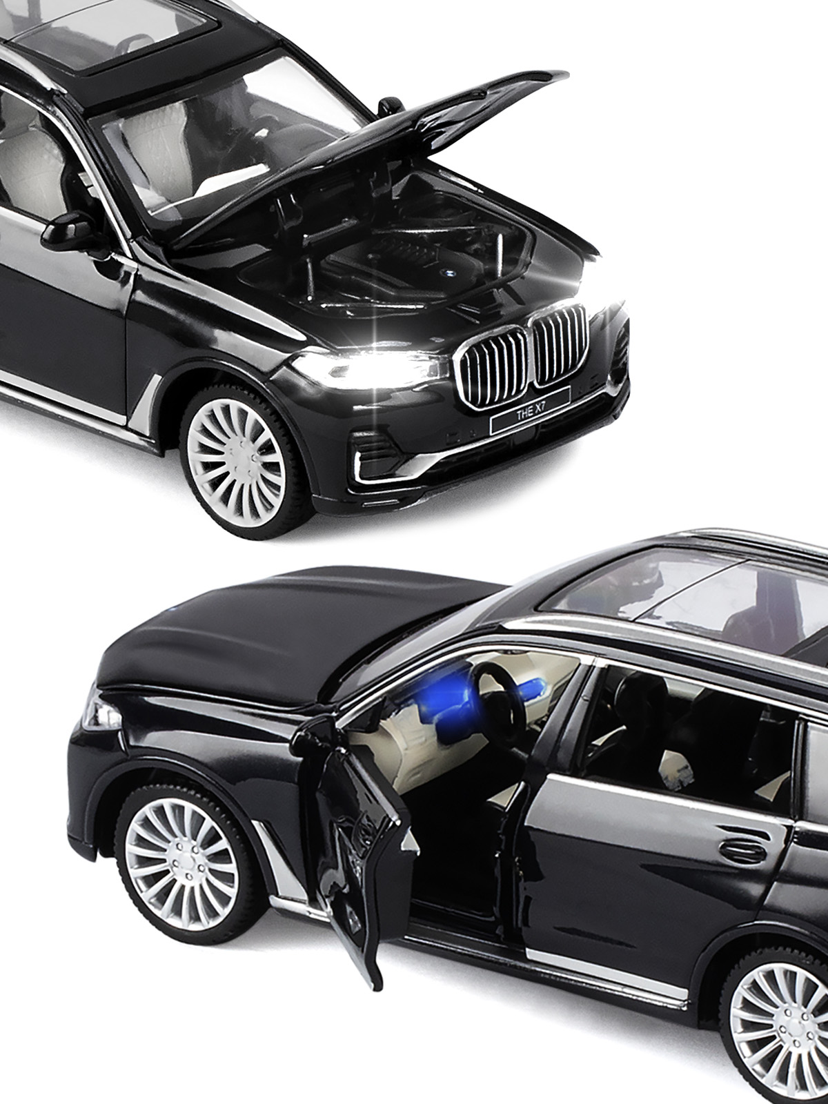 Внедорожник АВТОпанорама BMW X7 1:32 JB1251313 - фото 9