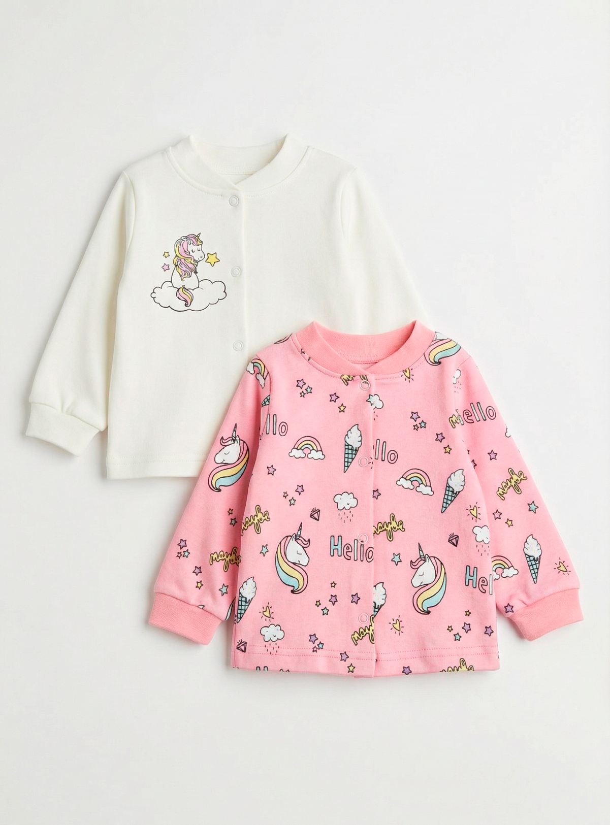 Кофточка 2 шт Совенок Дона БШ2-201-1/74 - фото 1