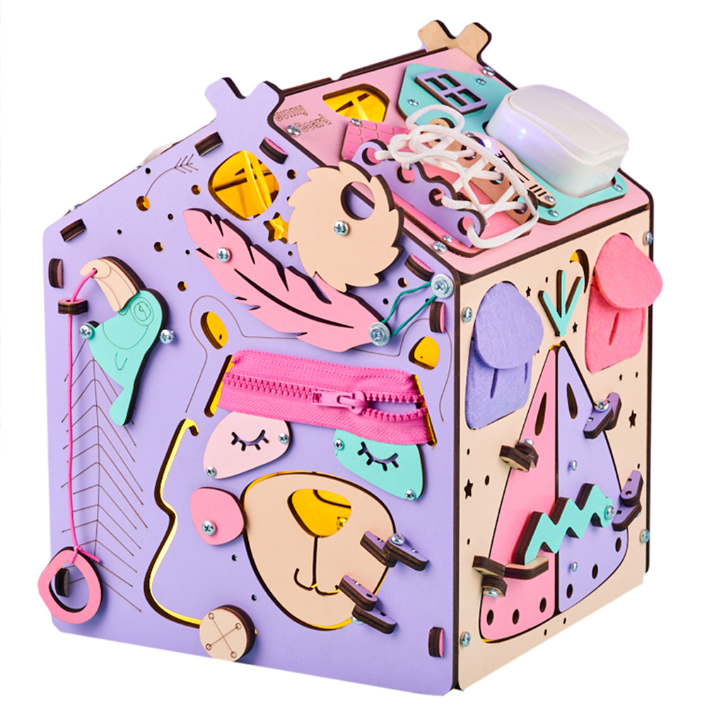 Игрушка Bunny Board бизиборд Домик Я играю - фото 1