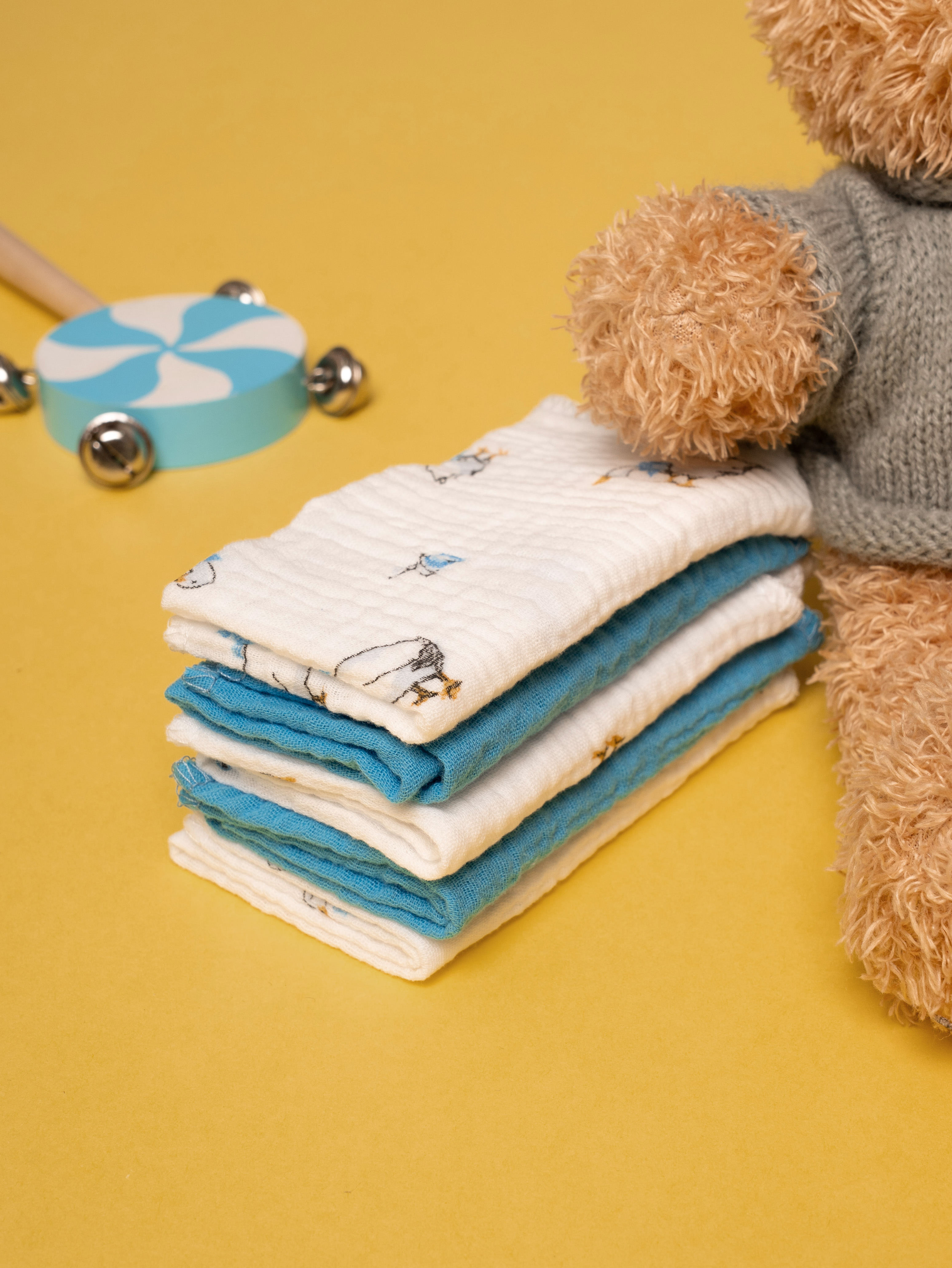 Платок Loo-Loo гусь муслин 5 шт. - фото 3