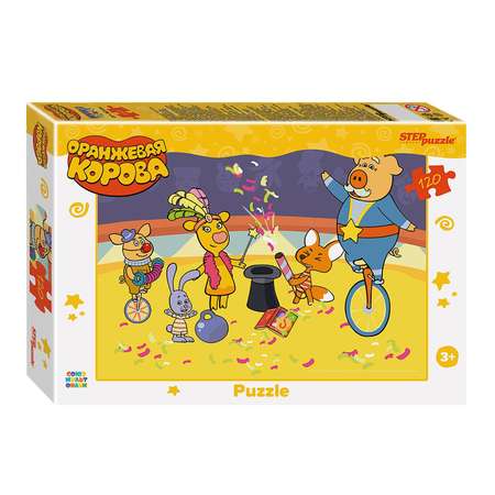 Пазл Step Puzzle Оранжевая корова классический в ассортименте