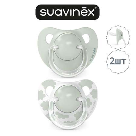 Пустышка Suavinex полипропилен анатомическая от 0 мес. 2 шт.
