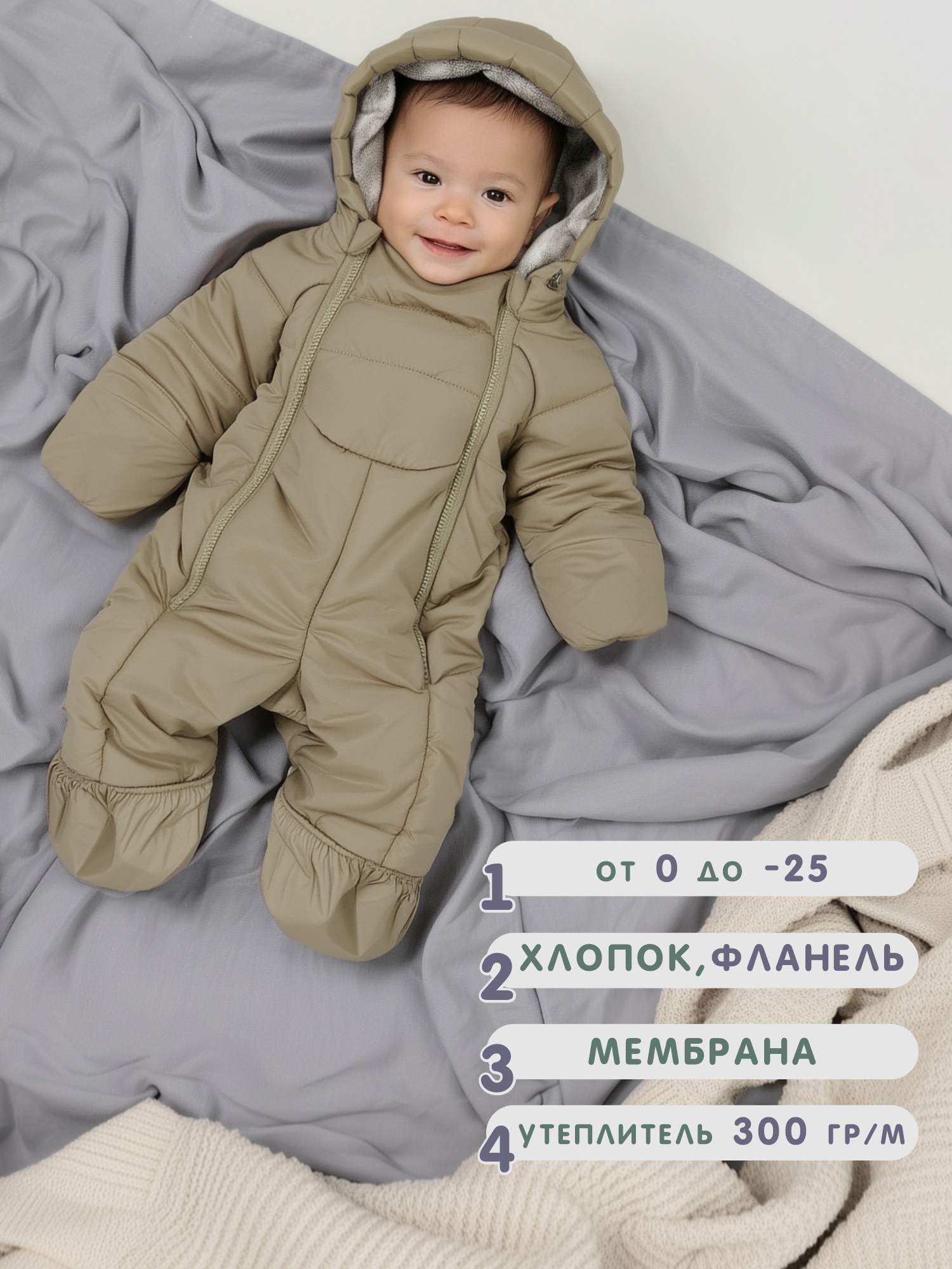 Комбинезон СОННЫЙ ГНОМИК 2034/9 - фото 13