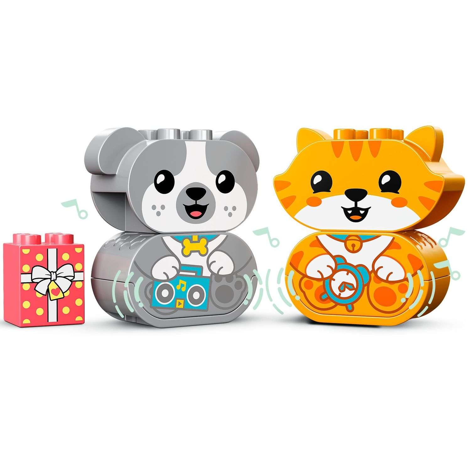 Конструктор LEGO DUPLO My First Puppy and Kitten блочный - фото 3