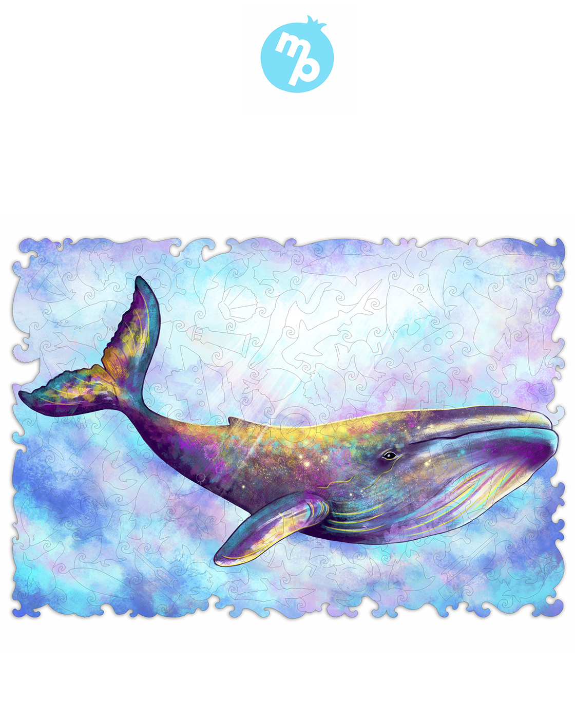 Пазл 1TOY Волшебный кит деревянный - фото 8