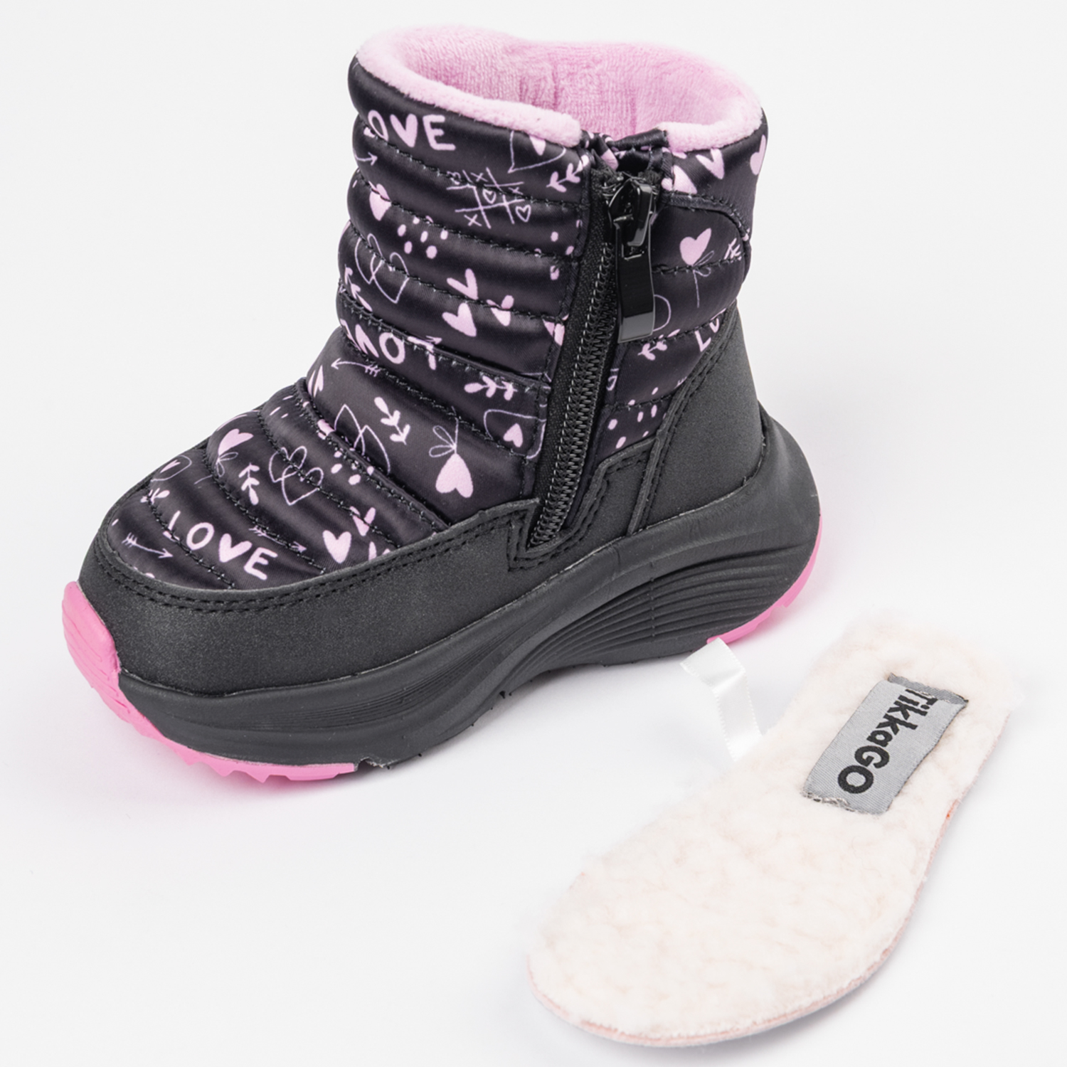 Ботинки TikkaGo 4K15_25-2015_black-pink - фото 13