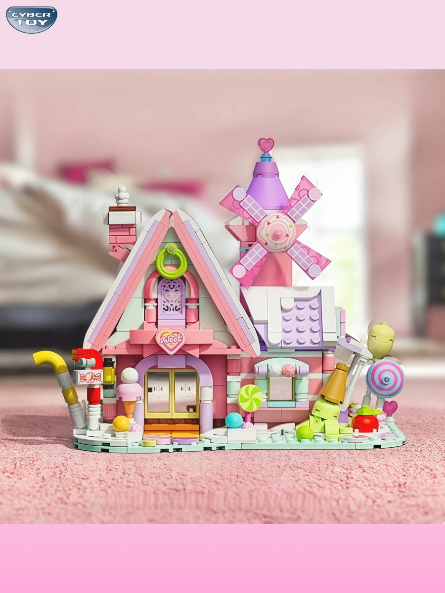 Конструктор CyberToy Конфетный домик 547 дет. - фото 14