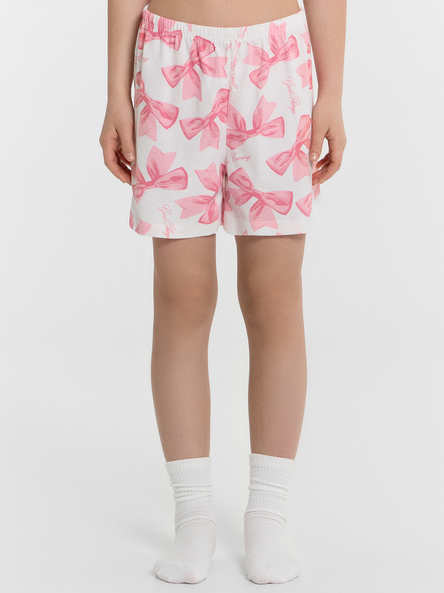 Пижама Mark Formelle (Марк Формэль) 567727/серый меланж 4306-А +бантики на белом - фото 7