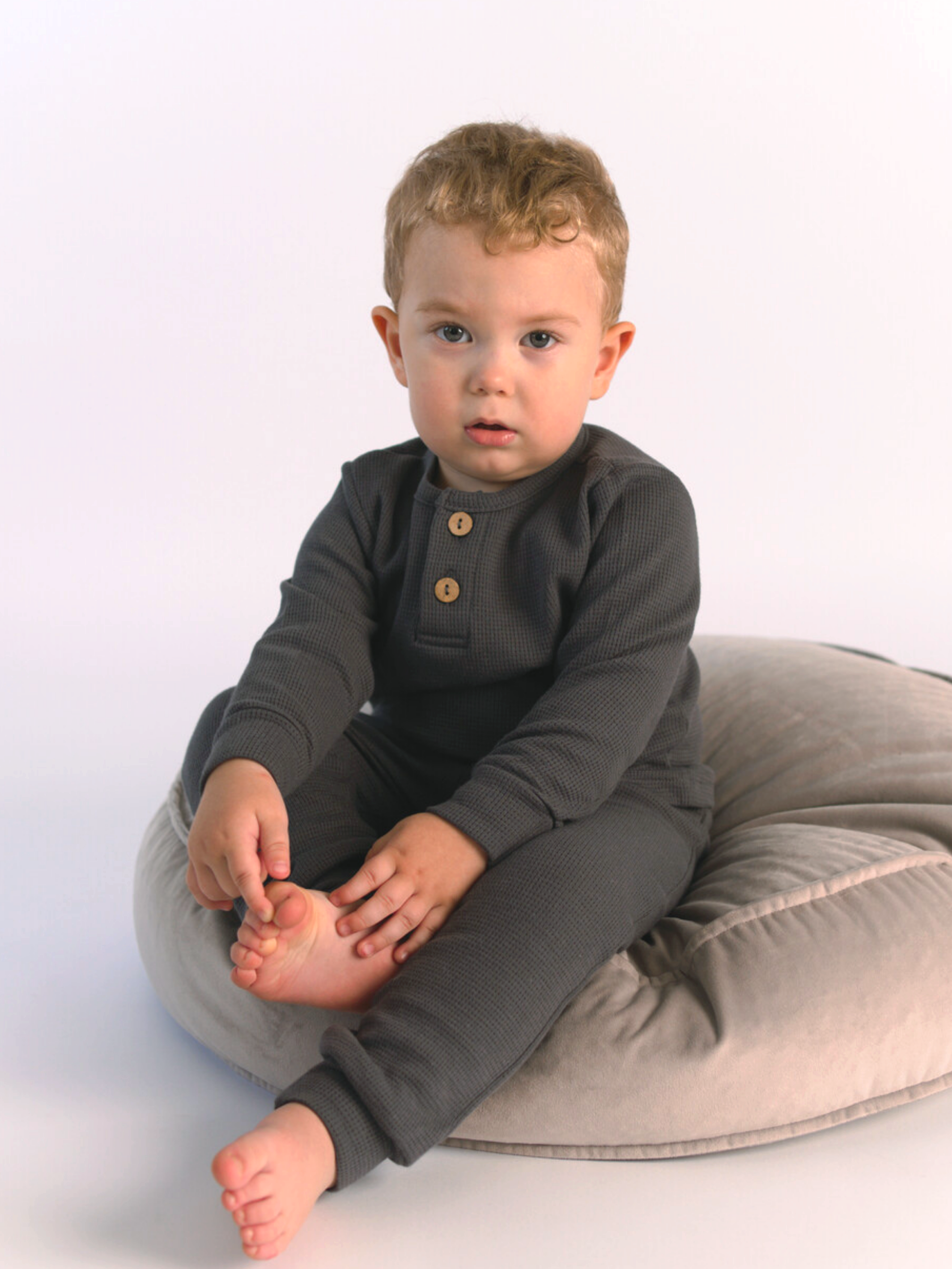 Изображение товара Пижама Жанэт для малышей из хлопкового вафельного полотна