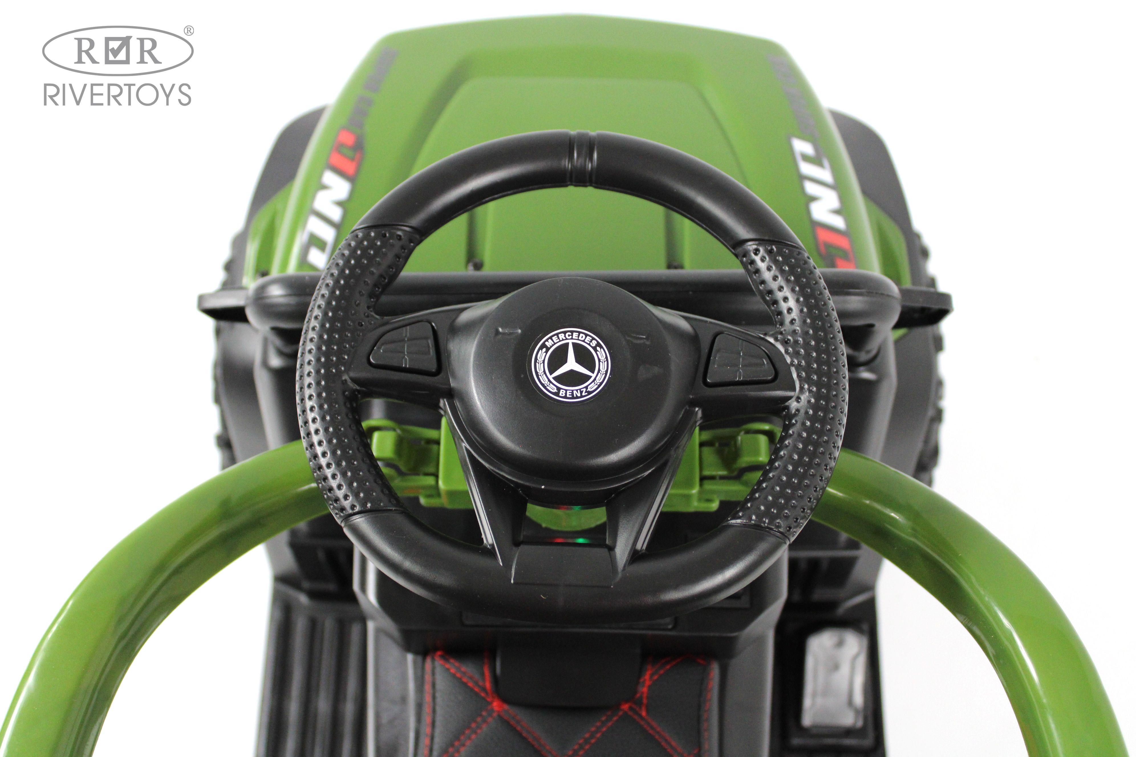 Электромобиль RIVERTOYS G005GG-GREEN С пультом ДУ - фото 20