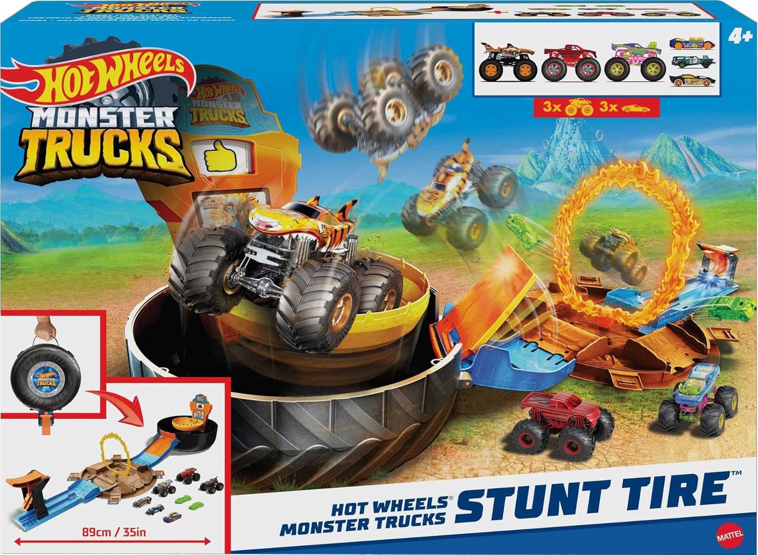 Трек Hot Wheels Трюки в шине HHY74 - фото 6