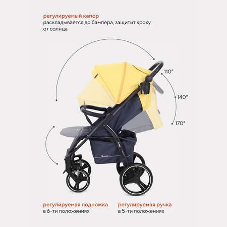 Коляска прогулочная Rant Basic Alpine Yellow